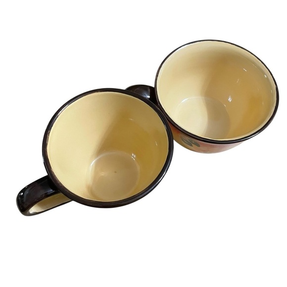 Harvest Rooster Coffee/ Tea Mugs set of 2. Two different sizes. - Picture 4 of 16